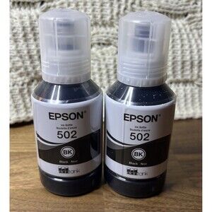 EPSON 502 EcoTank Ink Ultra-high Capacity Bottle, (Black) - 127ml
